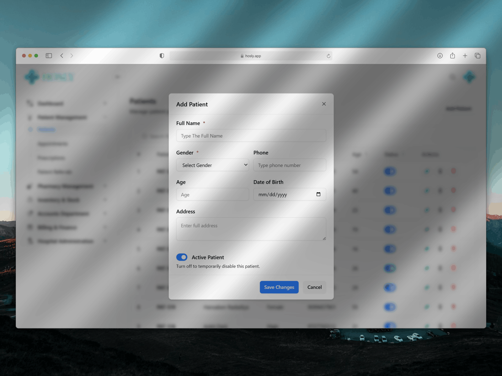 Hosly – Hospital Management System
